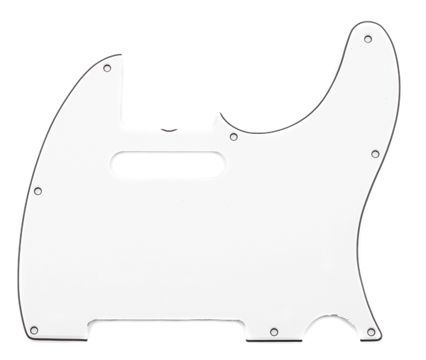 Fender - Pure Vintage Pickguard - Telecaster® - 8-Hole Mount - Eggshell - 3-Ply - 009-4218-049