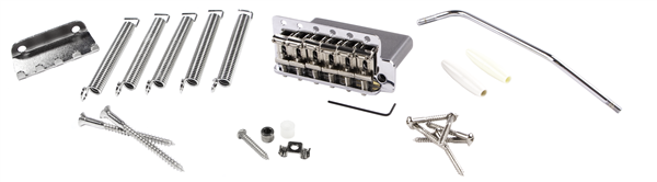 Fender - Pure Vintage Stratocaster® Tremolo Assembly - Nickel - 009-4247-049