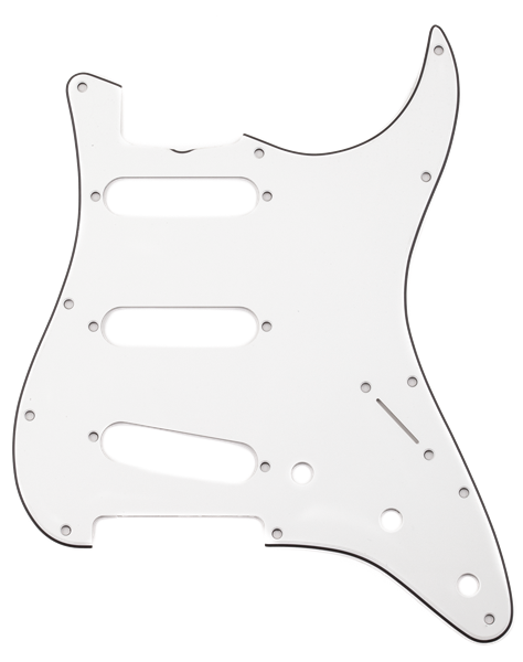 Fender - Pure Vintage Pickguard - '65 Stratocaster® - 11-Hole Mount - Eggshell - 3-Ply - 009-4392-049