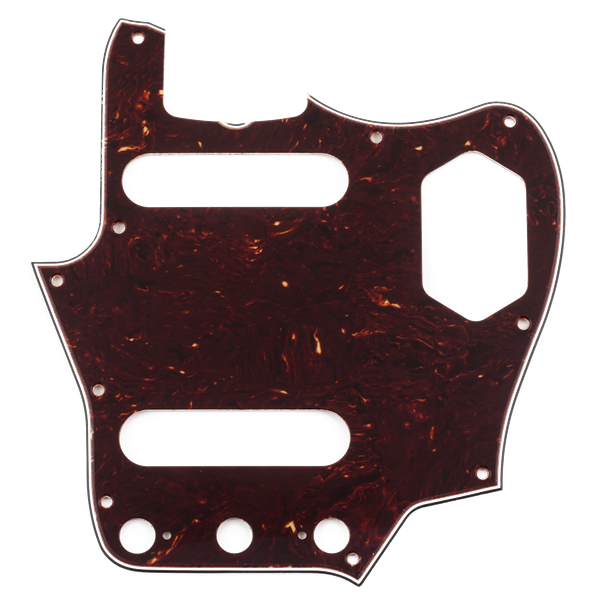Fender - Pure Vintage Pickguard - '65 Jaguar® - 10-Hole Mount - Brown Shell - 3-Ply - 009-4464-049
