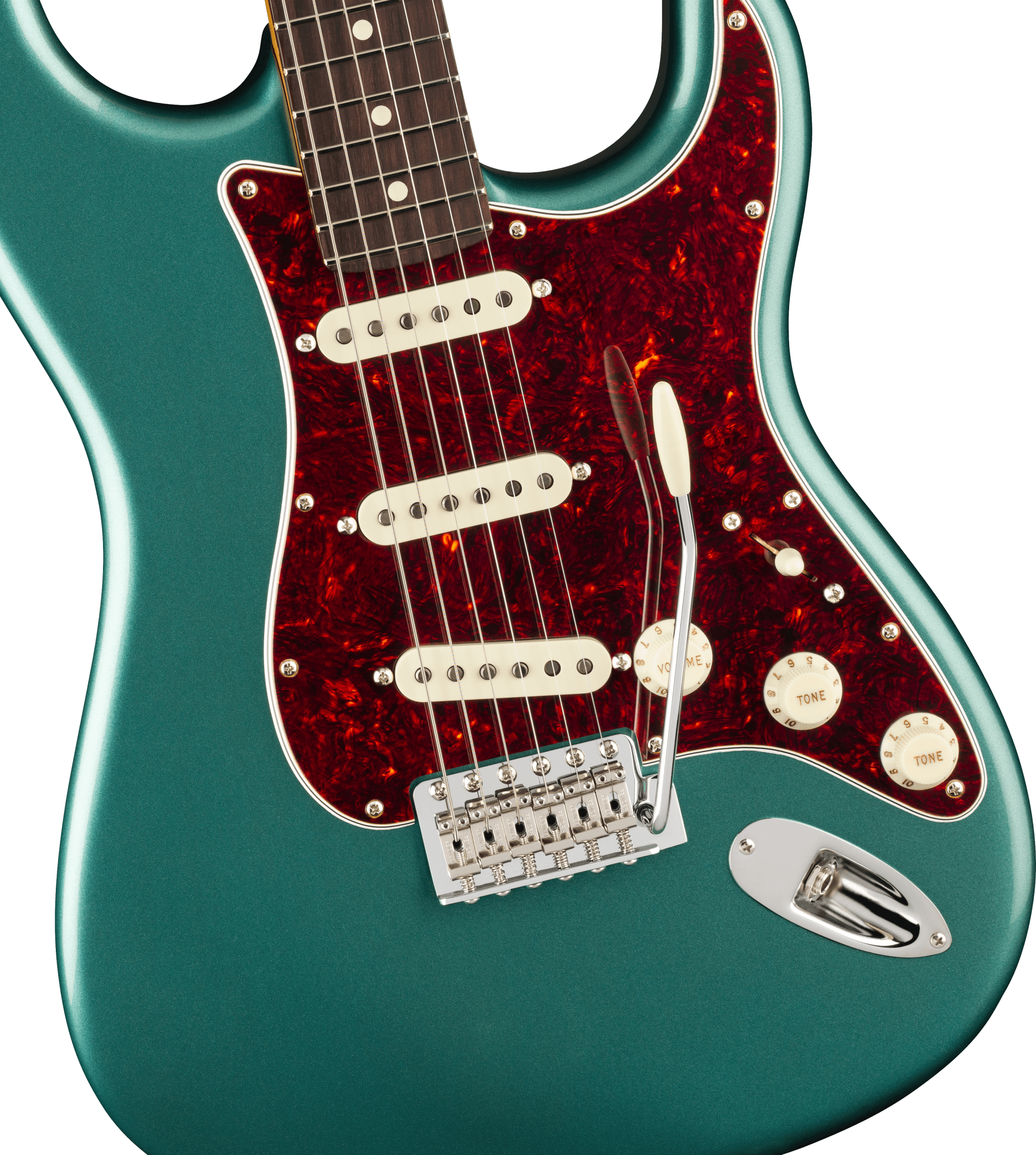 Fender - American Professional Classic Stratocaster®, Rosewood Fingerboard, Faded Sherwood Green Metallic - 011-4940-374