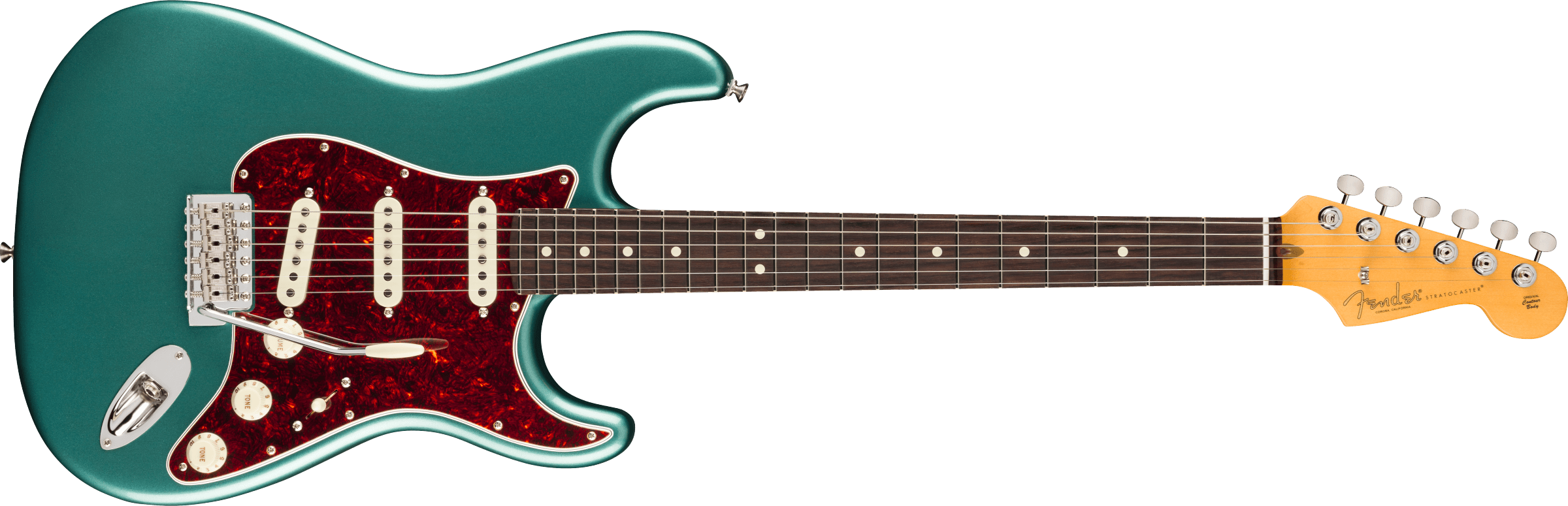 Fender - American Professional Classic Stratocaster®, Rosewood Fingerboard, Faded Sherwood Green Metallic - 011-4940-374