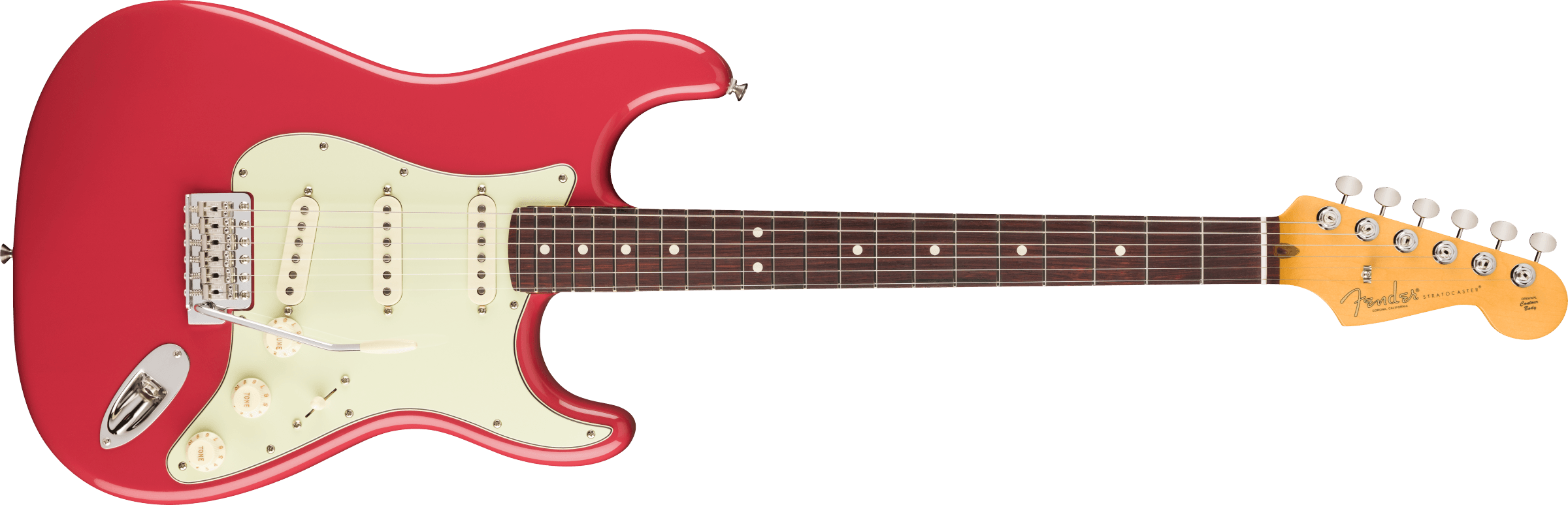 Fender - American Professional Classic Stratocaster®, Rosewood Fingerboard, Faded Dakota Red - 011-4940-375