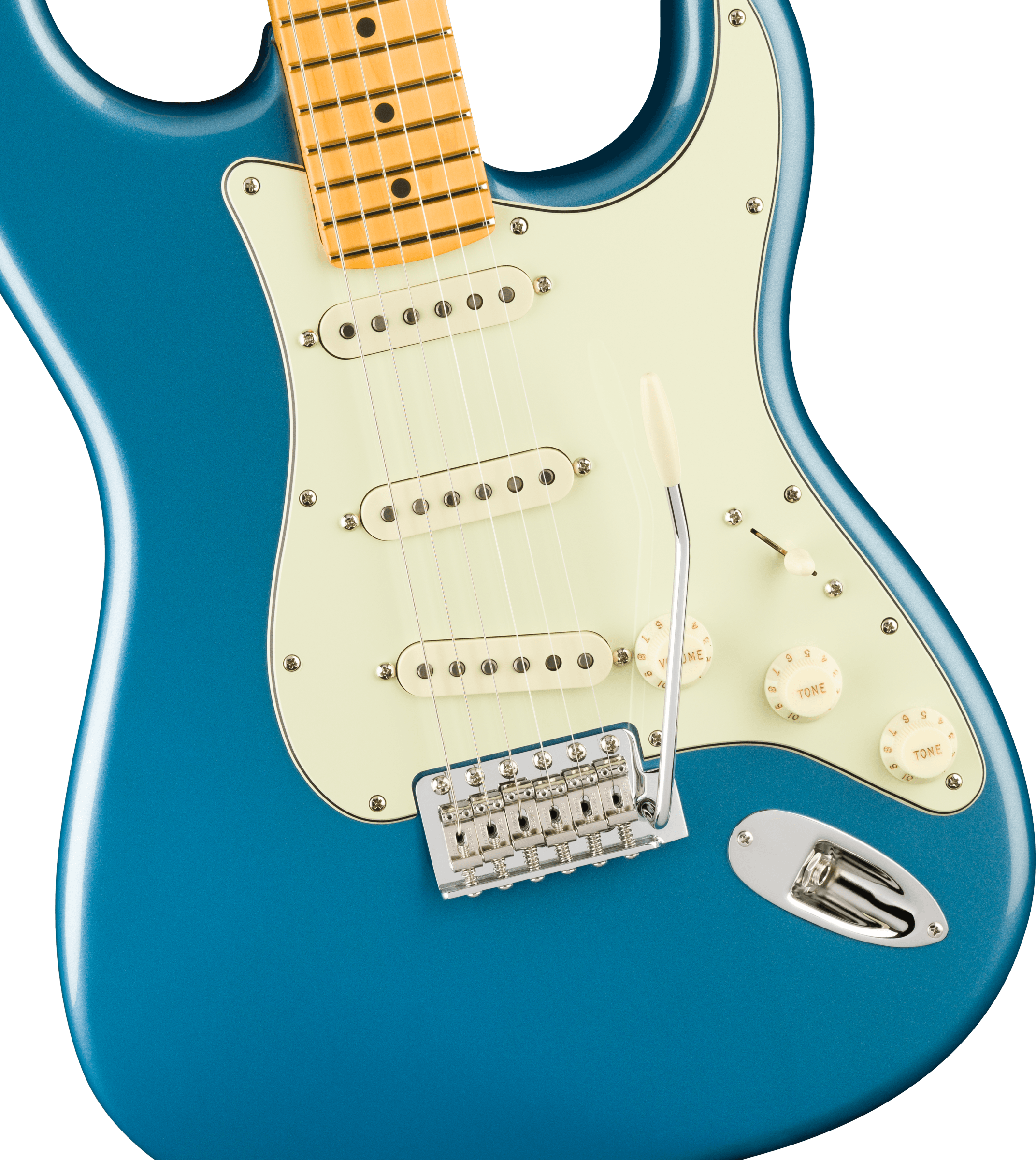 Fender - American Professional Classic Stratocaster®, Maple Fingerboard, Faded Lake Placid Blue - 011-4942-379