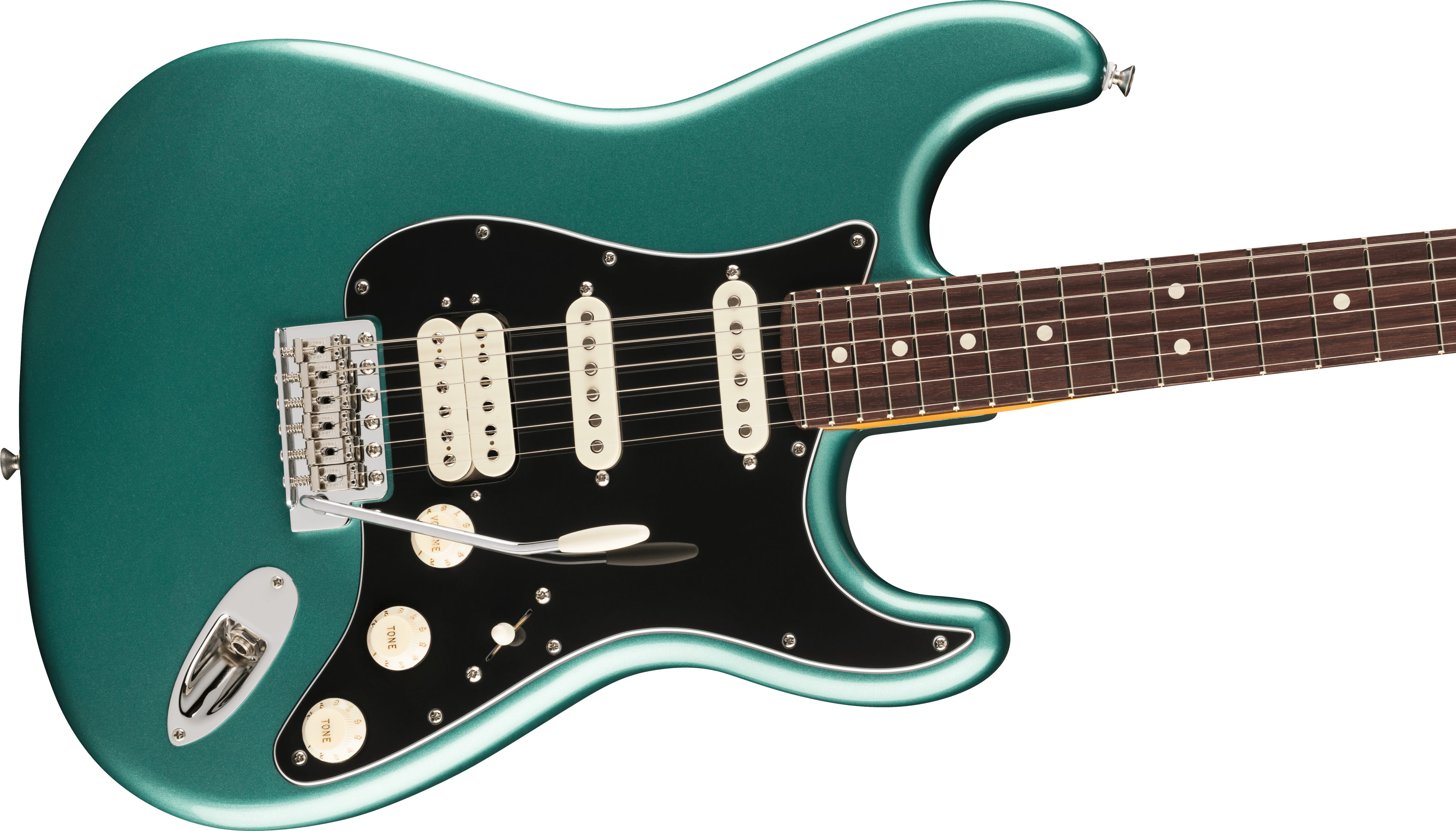 Fender - American Professional Classic Stratocaster® HSS, Rosewood Fingerboard, Faded Sherwood Green Metallic - 011-4950-374