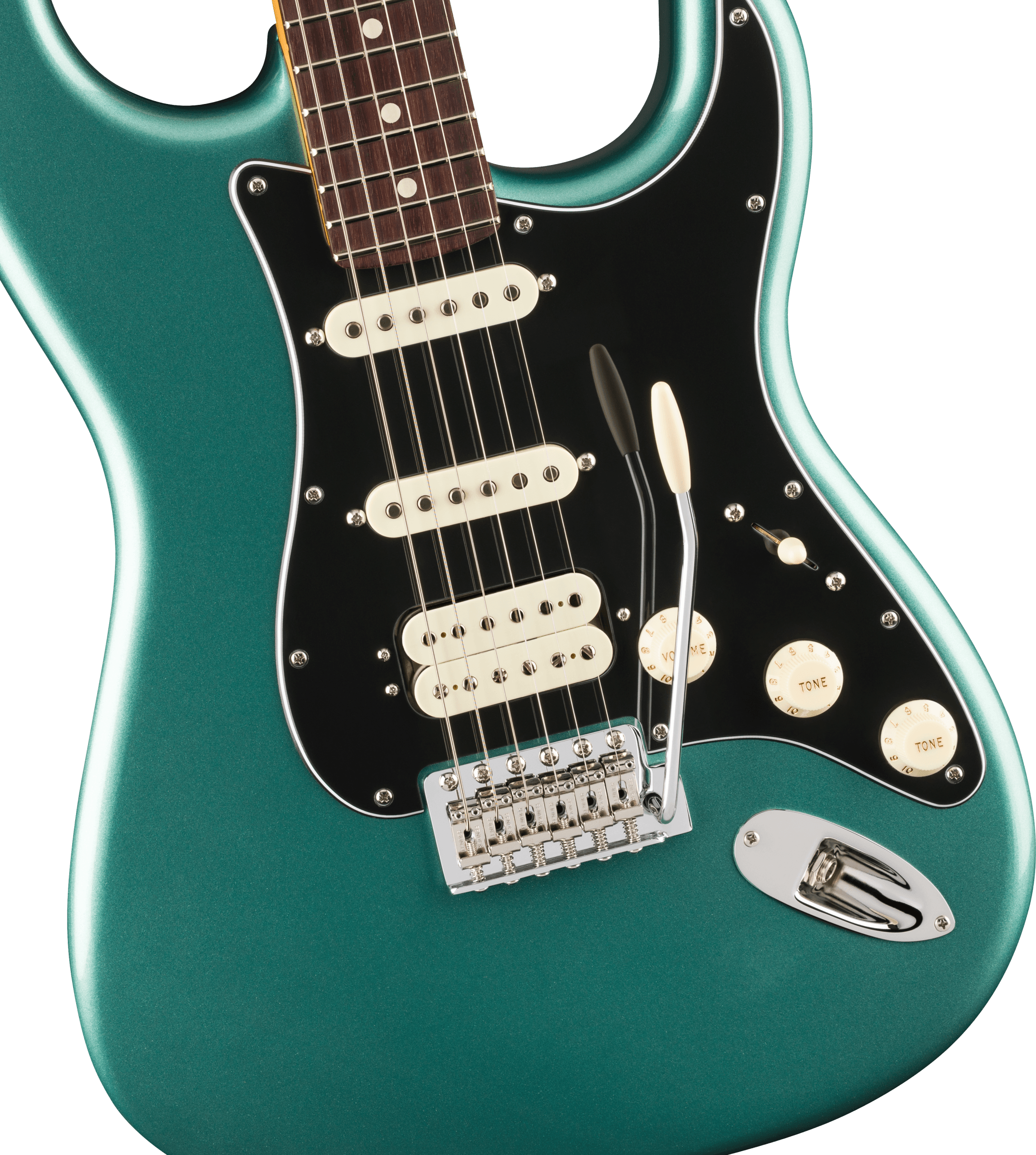 Fender - American Professional Classic Stratocaster® HSS, Rosewood Fingerboard, Faded Sherwood Green Metallic - 011-4950-374