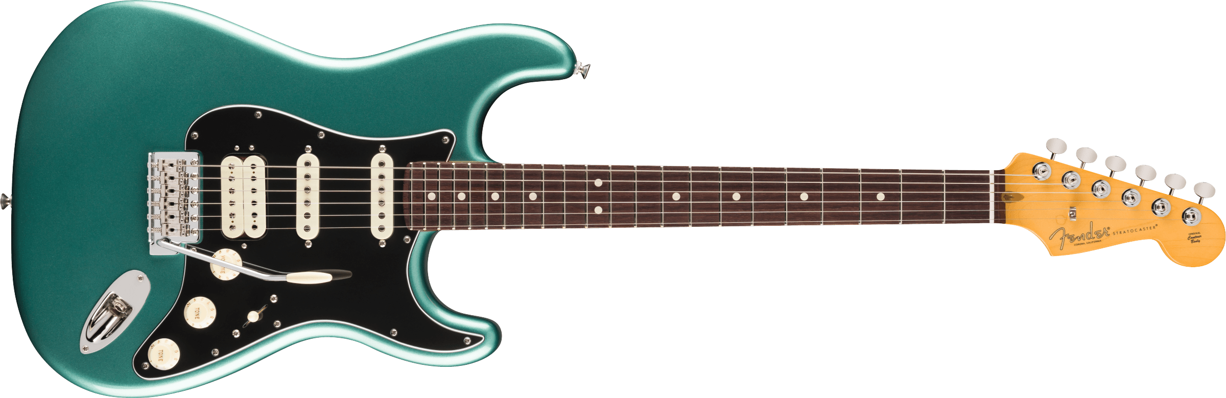 Fender - American Professional Classic Stratocaster® HSS, Rosewood Fingerboard, Faded Sherwood Green Metallic - 011-4950-374