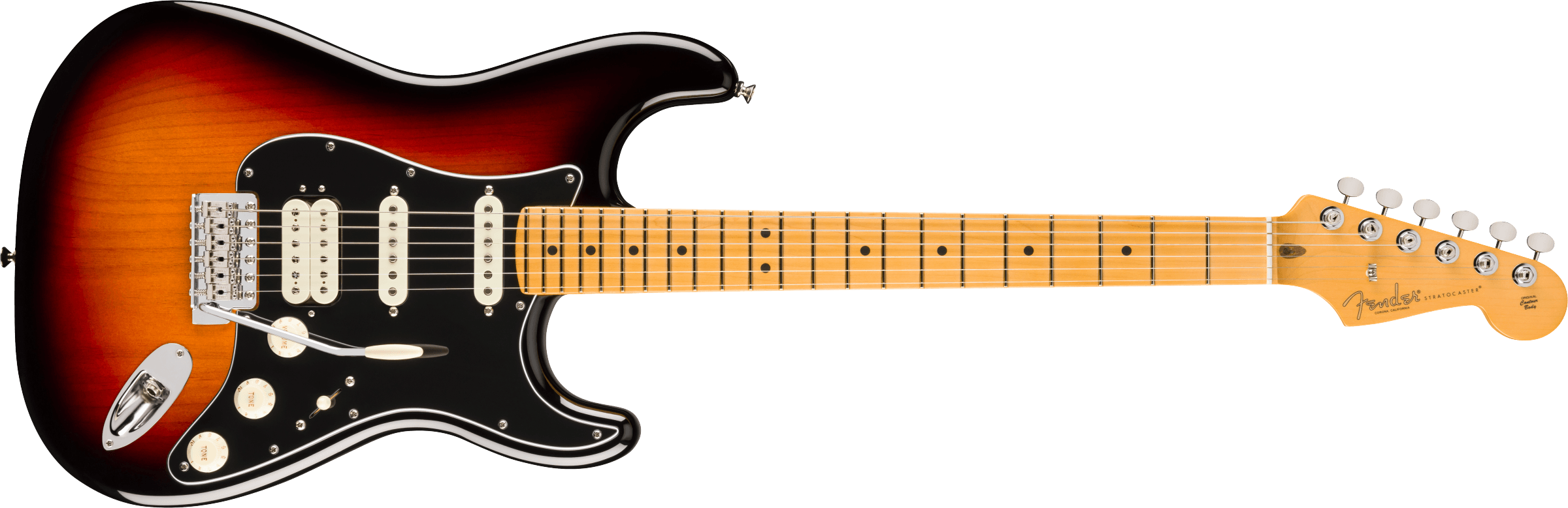 Fender - American Professional Classic Stratocaster® HSS, Maple Fingerboard, 3-Color Sunburst - 011-4952-300