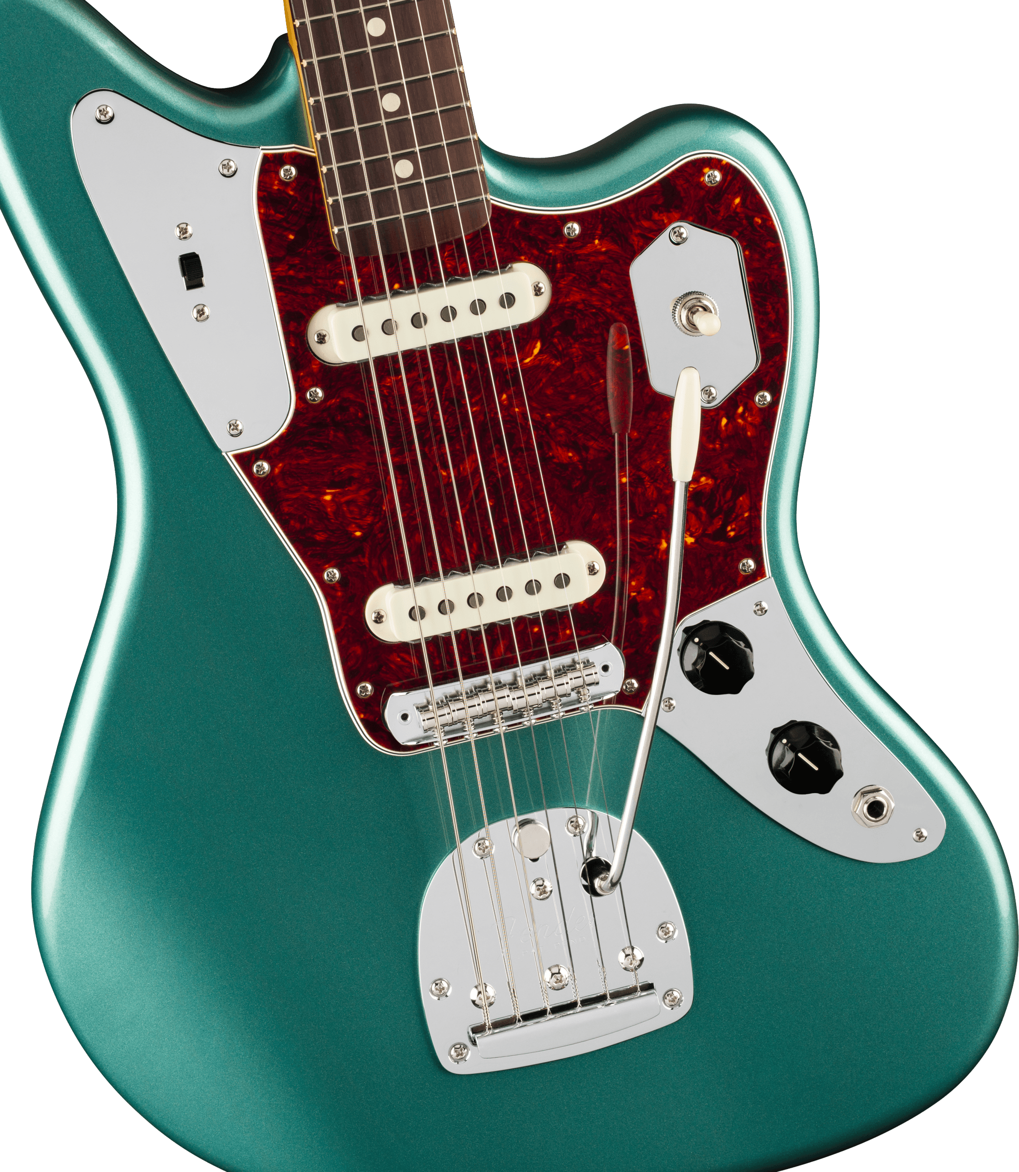 Fender - American Professional Classic Jaguar®, Rosewood Fingerboard, Faded Sherwood Green Metallic - 011-4990-374