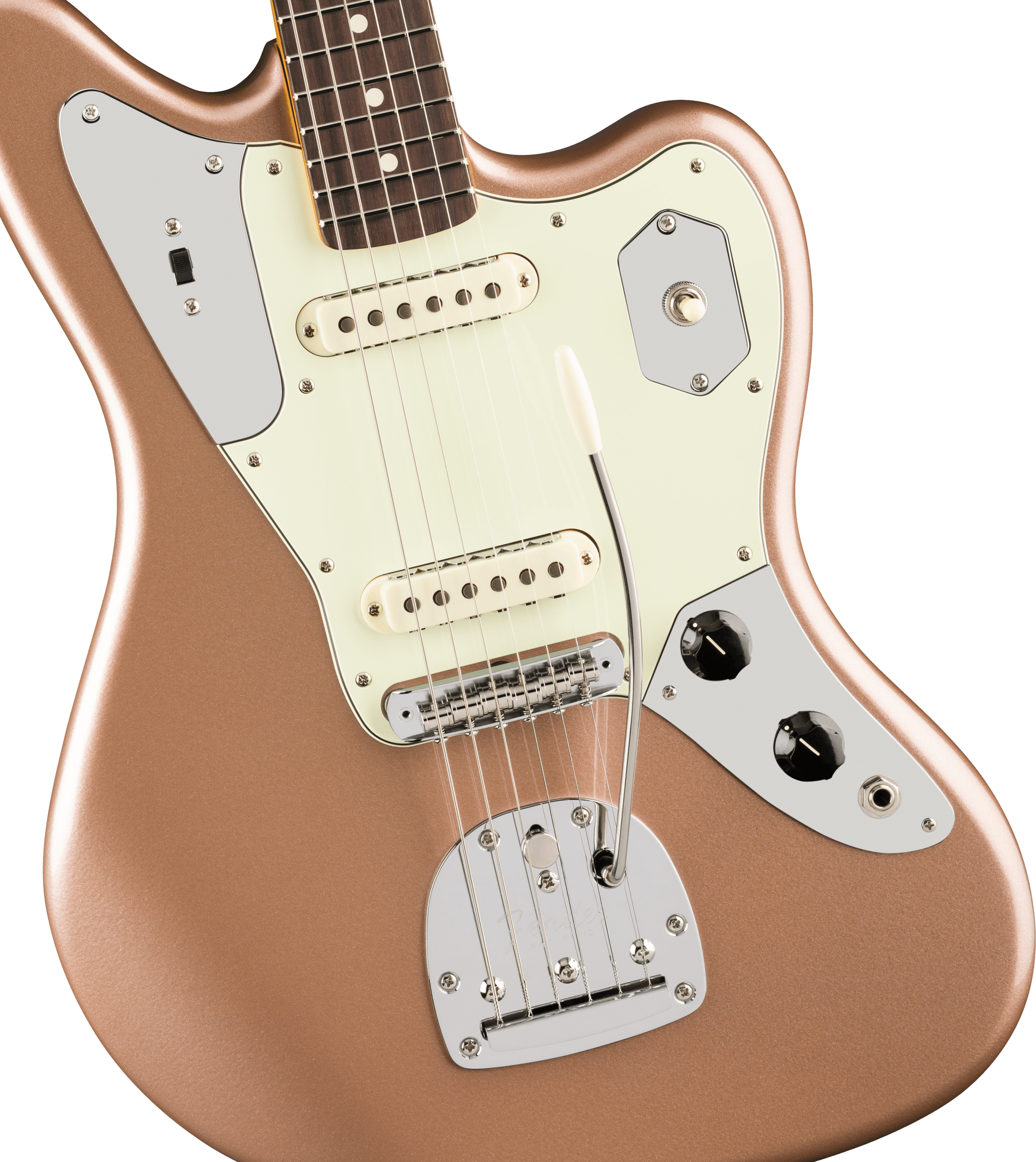 Fender - American Professional Classic Jaguar®, Rosewood Fingerboard, Faded Firemist Gold - 011-4990-384