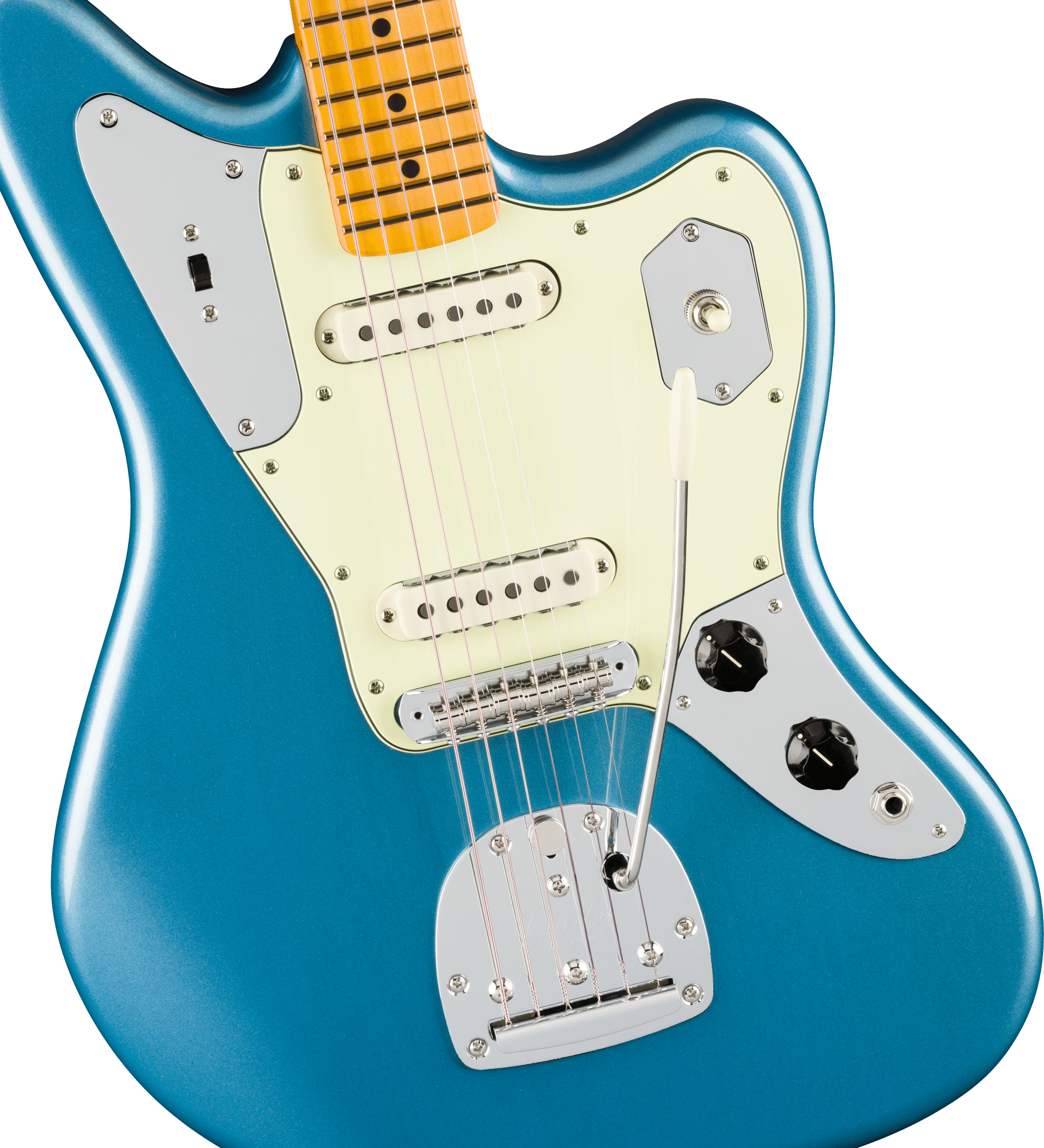 Fender - American Professional Classic Jaguar®, Maple Fingerboard, Faded Lake Placid Blue - 011-4992-379