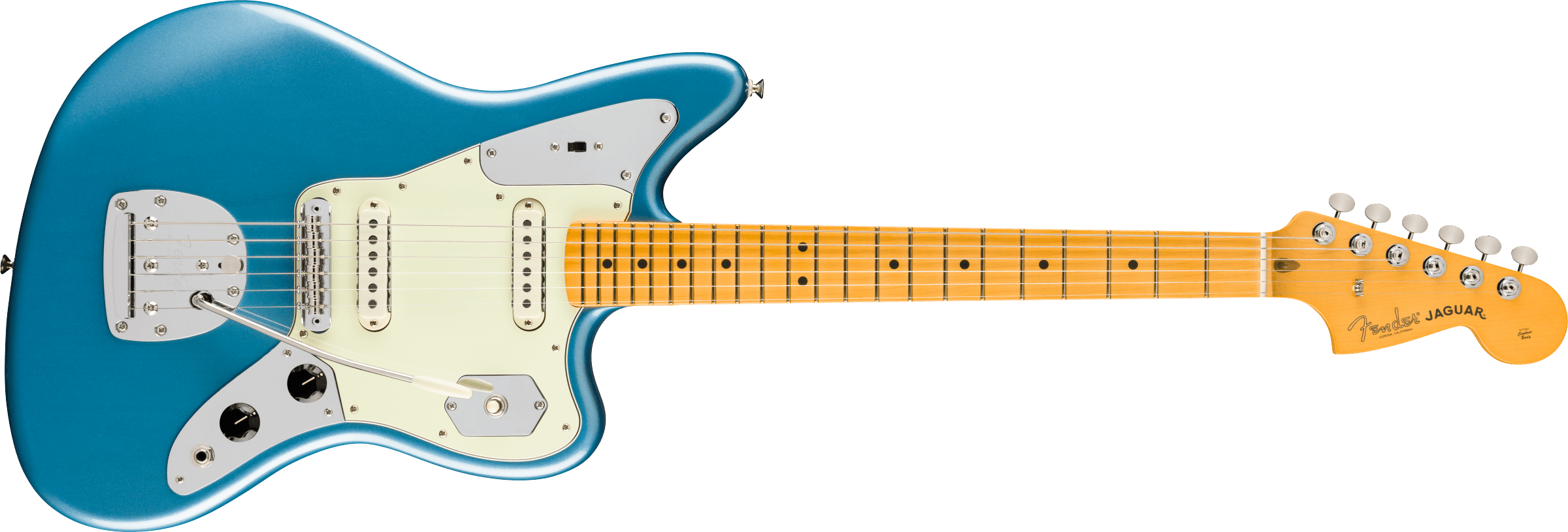 Fender - American Professional Classic Jaguar®, Maple Fingerboard, Faded Lake Placid Blue - 011-4992-379