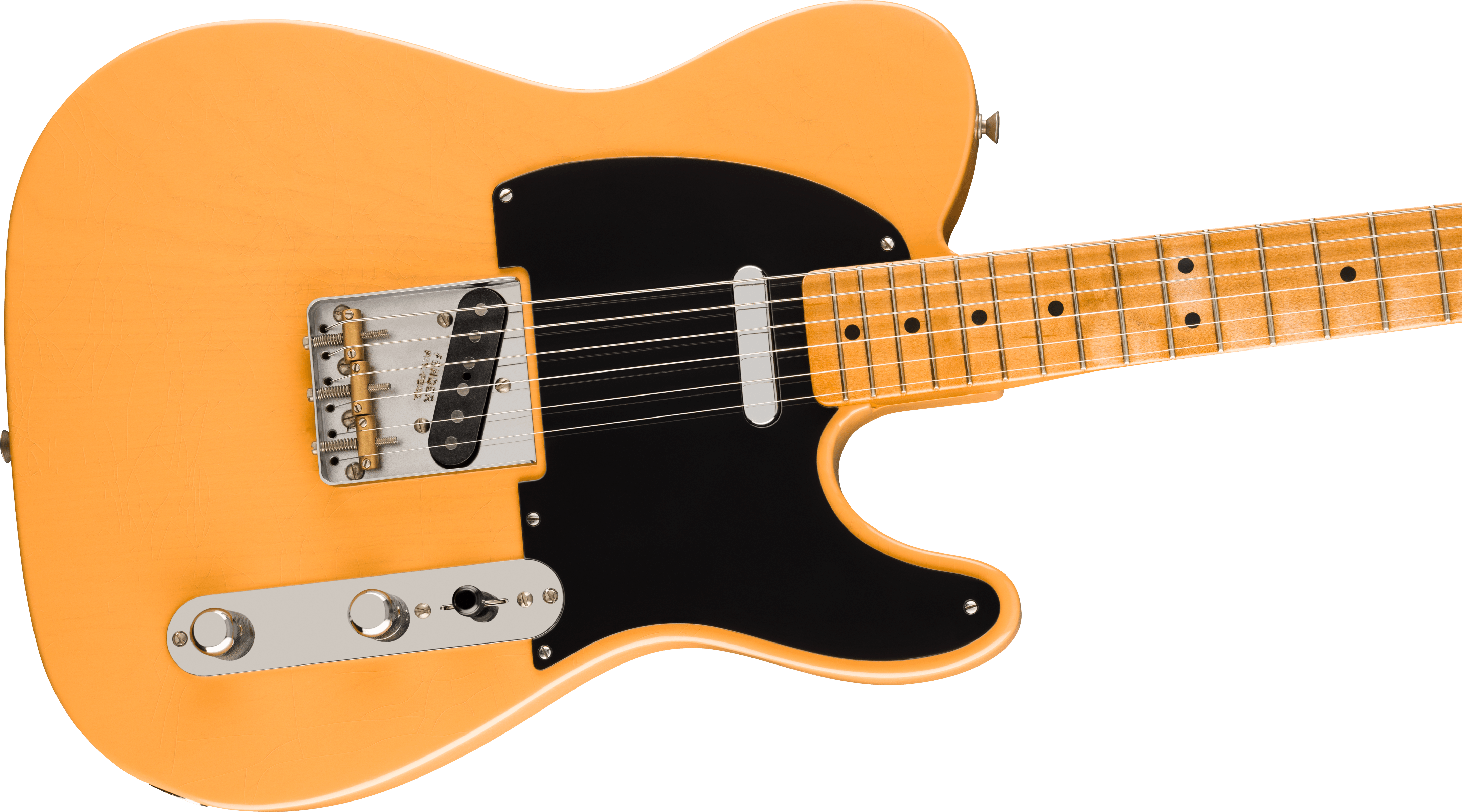Fender - 75th Anniversary Vintera® Road Worn® 1951 Telecaster® - Maple Fingerboard - Butterscotch Blonde - 014-0122-750