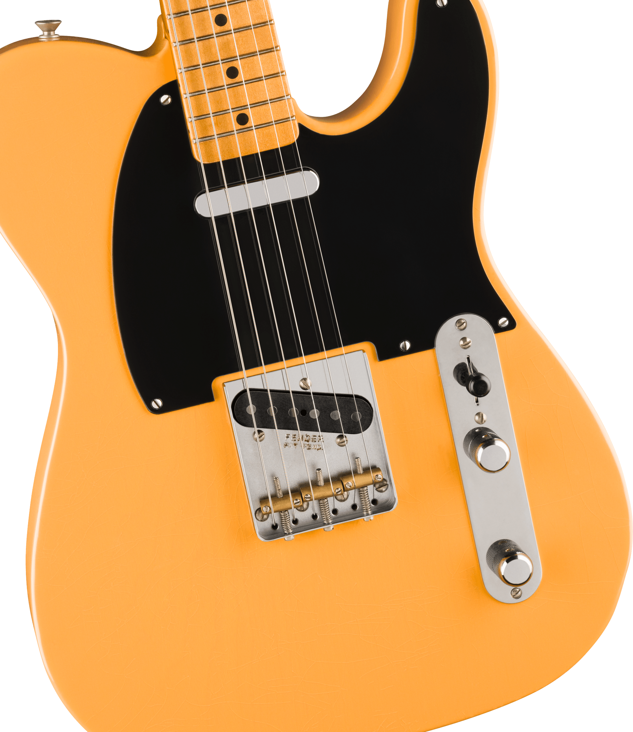 Fender - 75th Anniversary Vintera® Road Worn® 1951 Telecaster® - Maple Fingerboard - Butterscotch Blonde - 014-0122-750