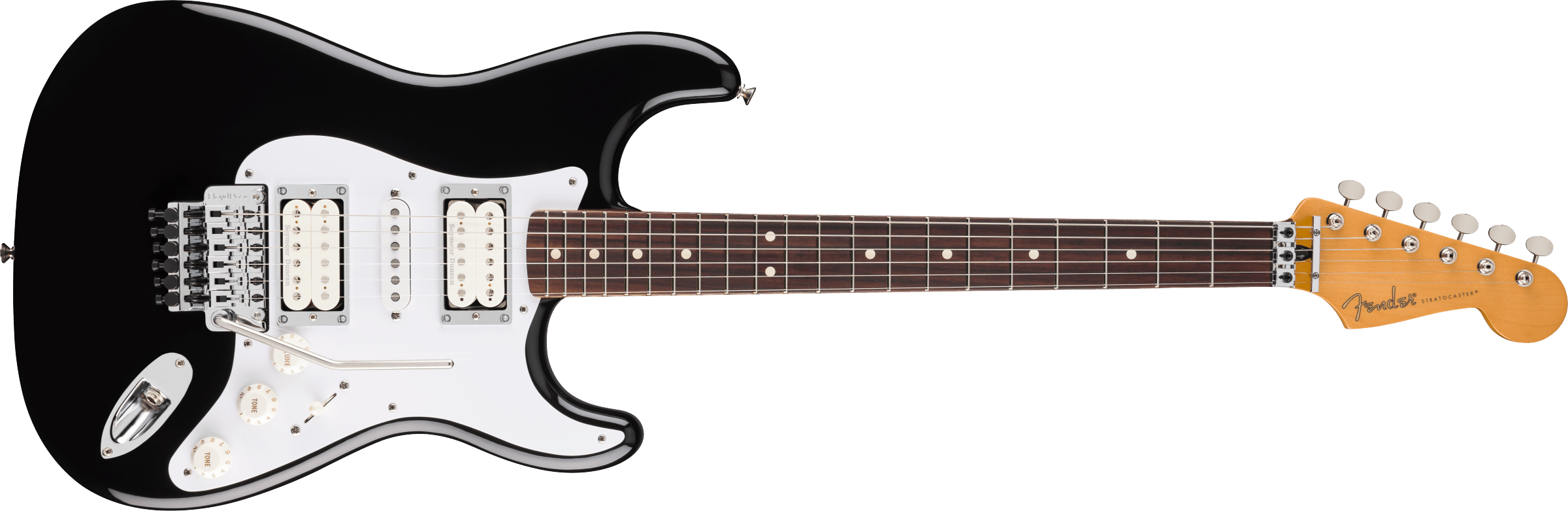 Fender - Limited Edition 50th Anniversary Dave Murray Stratocaster® - Rosewood Fingerboard - Black - 014-1010-306