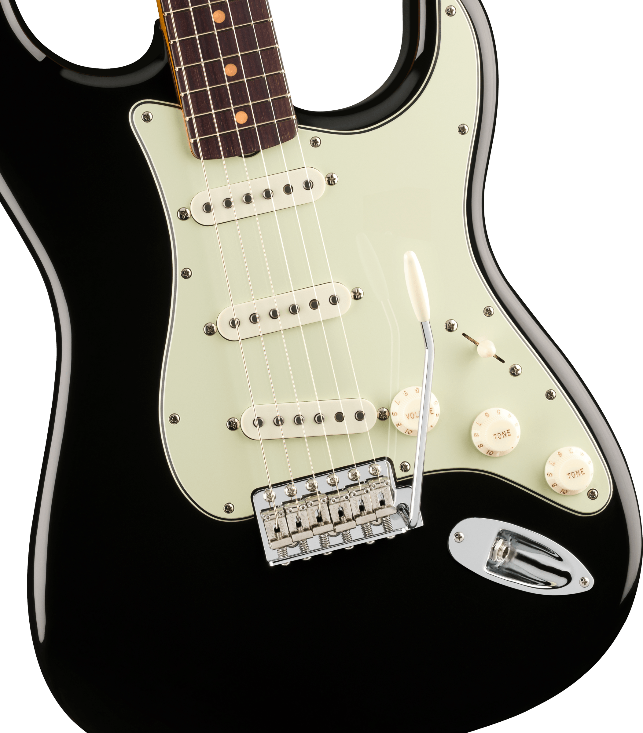 Fender - Vintera® III Early '60s Stratocaster® - Rosewood Fingerboard - Black - 014-9160-306