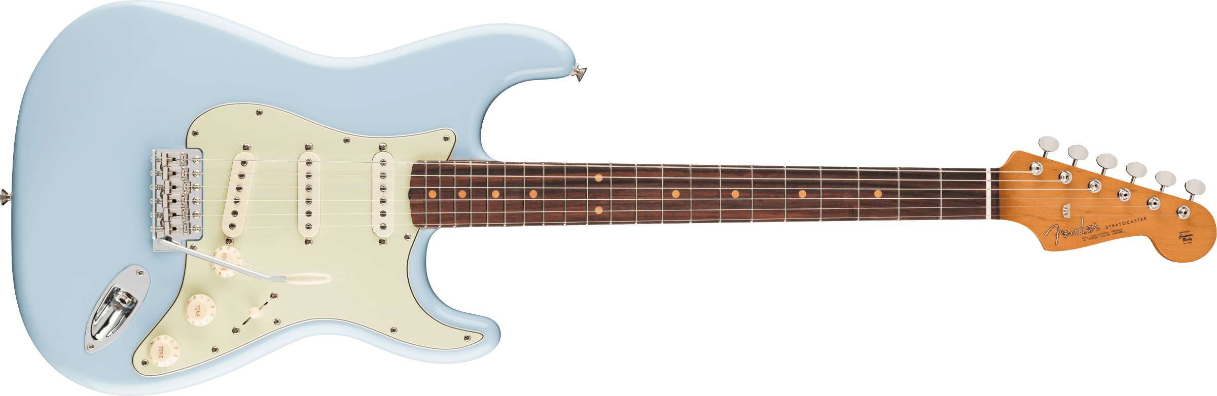 Fender - Vintera® III Early '60s Stratocaster® - Rosewood Fingerboard - Sonic Blue - 014-9160-372