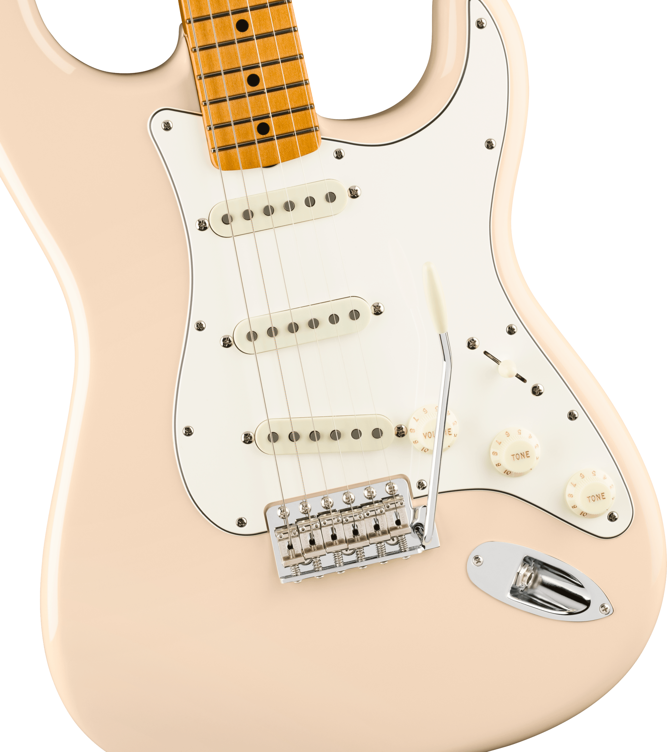 Fender - Vintera® III Late '60s Stratocaster® - Maple Fingerboard - Olympic White - 014-9172-305