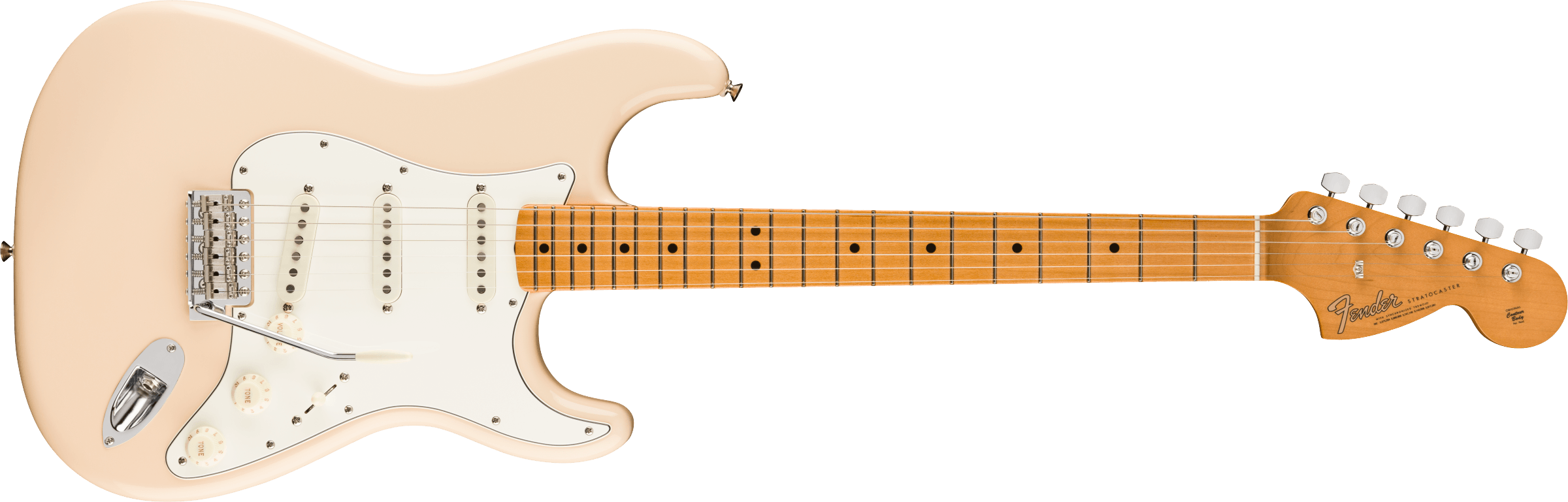 Fender - Vintera® III Late '60s Stratocaster® - Maple Fingerboard - Olympic White - 014-9172-305
