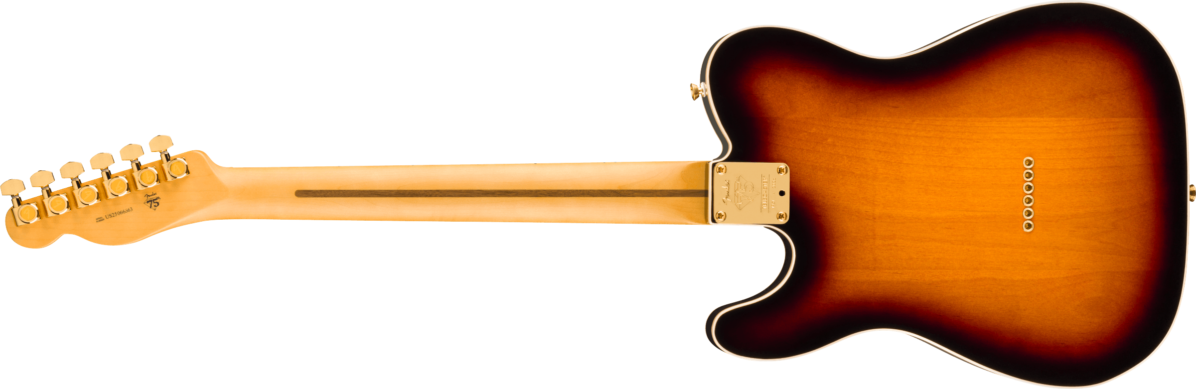 Fender - 75th Anniversary American Professional Custom Telecaster® - Maple Fingerboard - 2-Color Sunburst - 017-1022-703