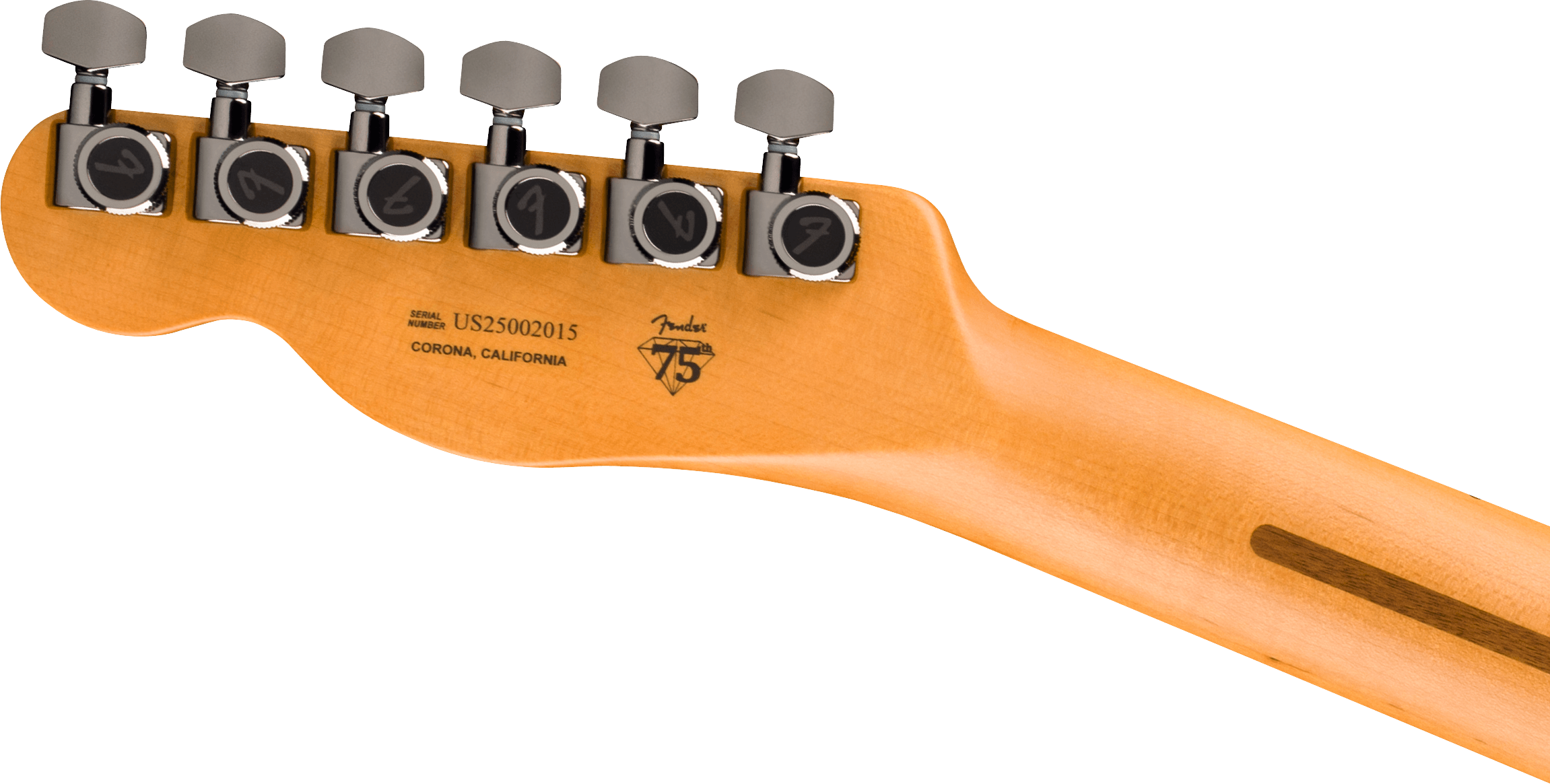 Fender - 75th Anniversary American Ultra II Telecaster® - Ebony Fingerboard - Liquid Gold - 017-7011-728