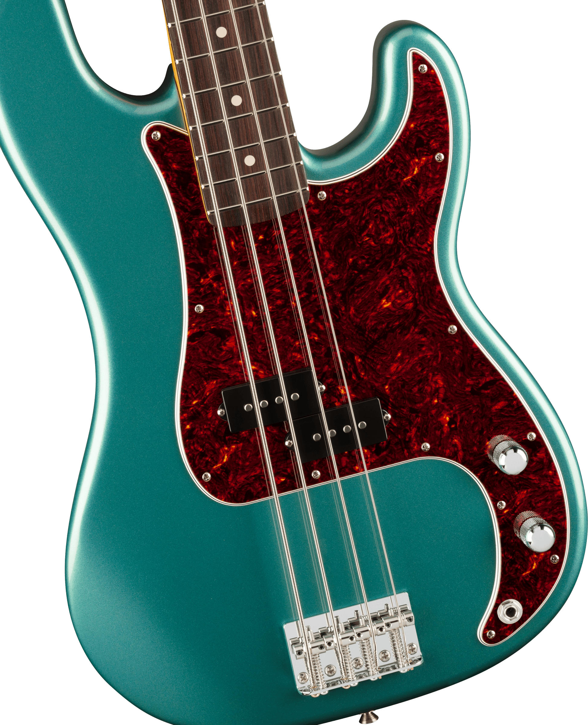 Fender - American Professional Classic Precision Bass®, Rosewood Fingerboard, Faded Sherwood Green Metallic - 019-8630-374