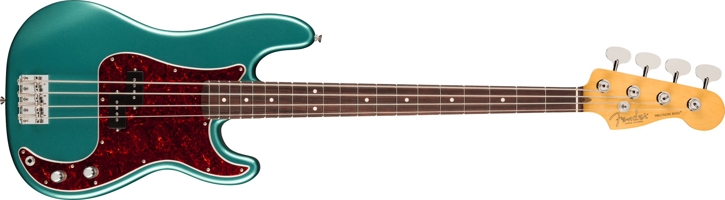 Fender - American Professional Classic Precision Bass®, Rosewood Fingerboard, Faded Sherwood Green Metallic - 019-8630-374