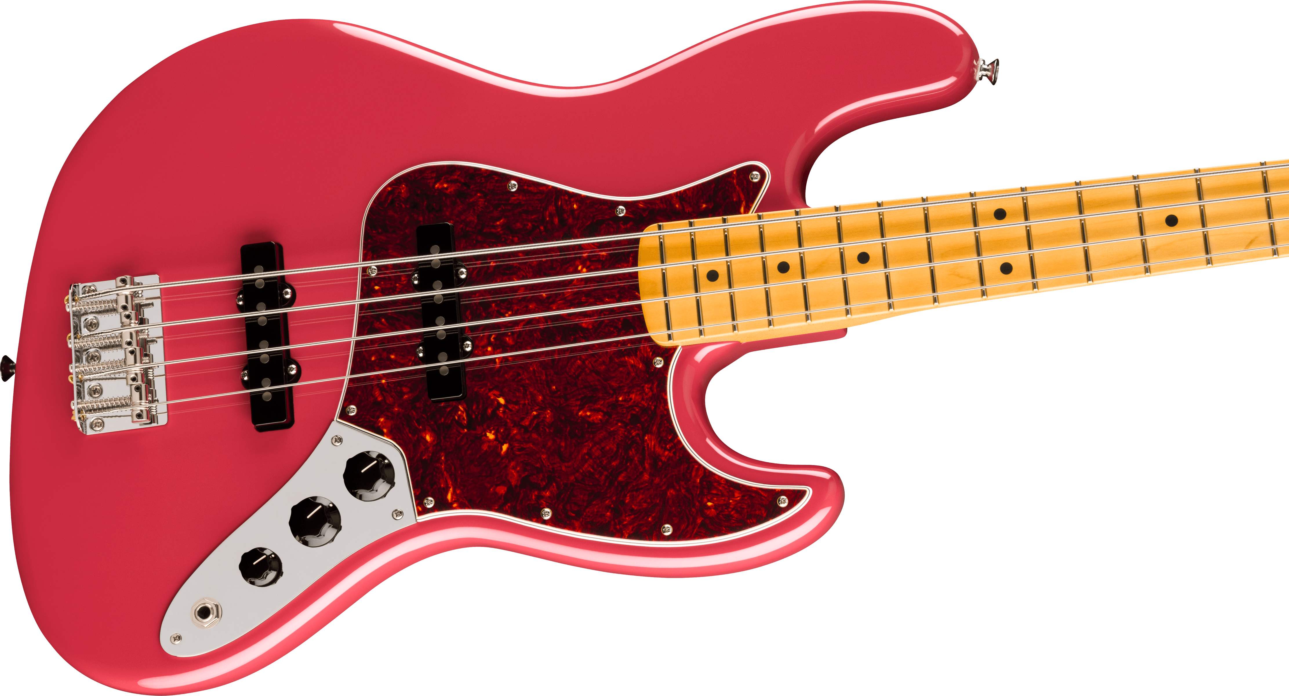 Fender - American Professional Classic Jazz Bass®, Maple Fingerboard, Faded Dakota Red - 019-8642-375
