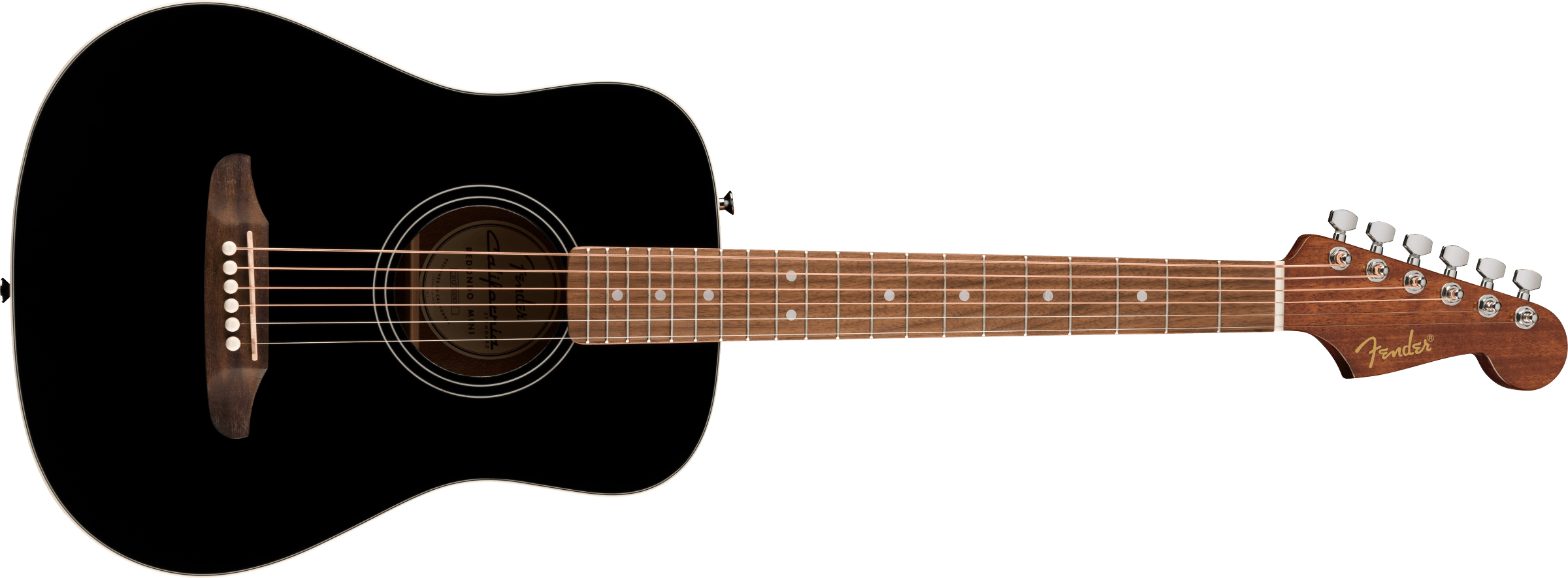 Fender - California Standard Redondo™ Mini with Bag - Spruce Top - Black