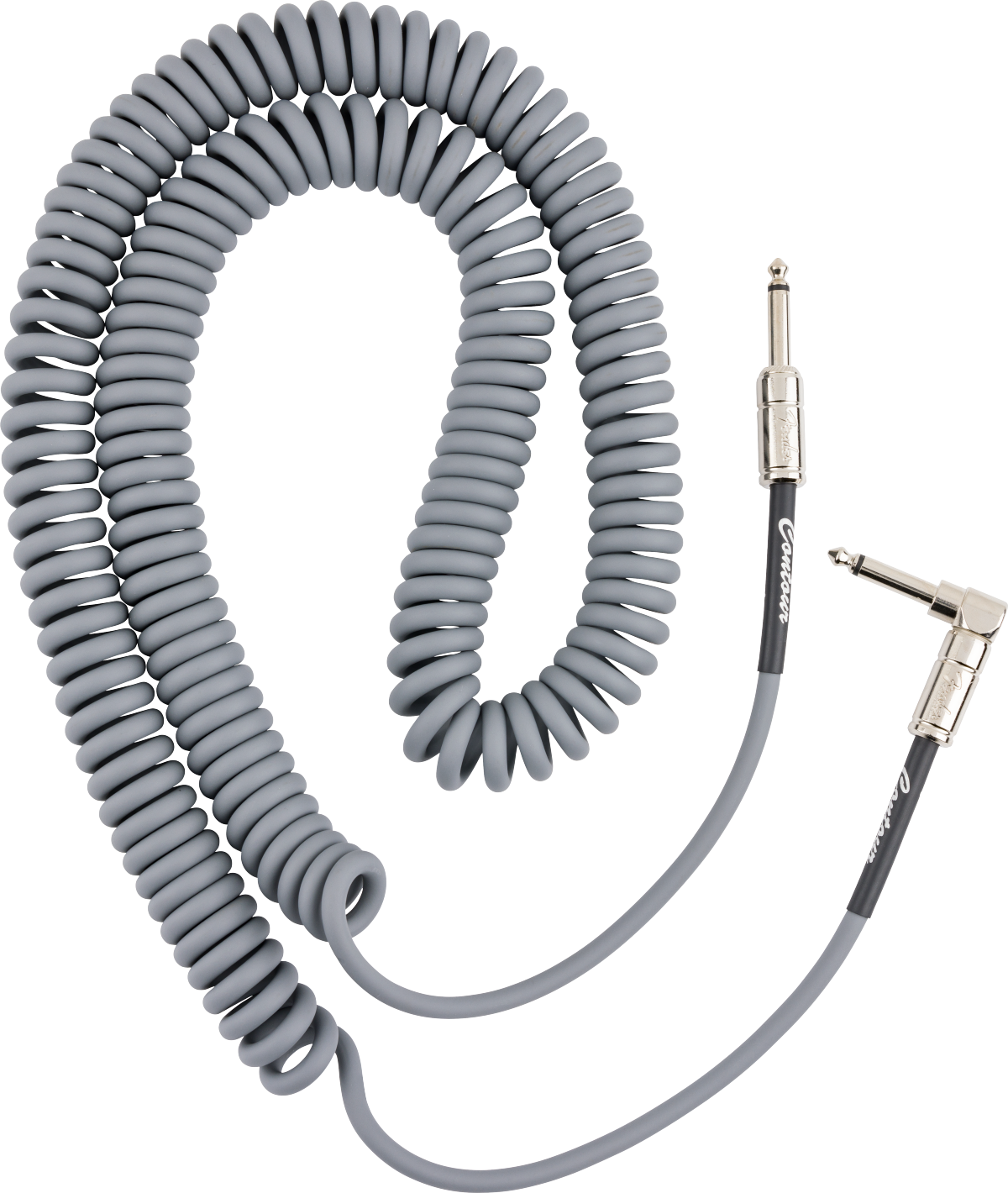Fender - Contour™ 30' Coiled Cable, Inca Silver - 099-0573-024