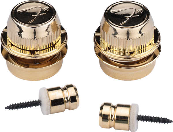 Fender - Fender® "F" Strap Locks - Gold - 099-0818-302