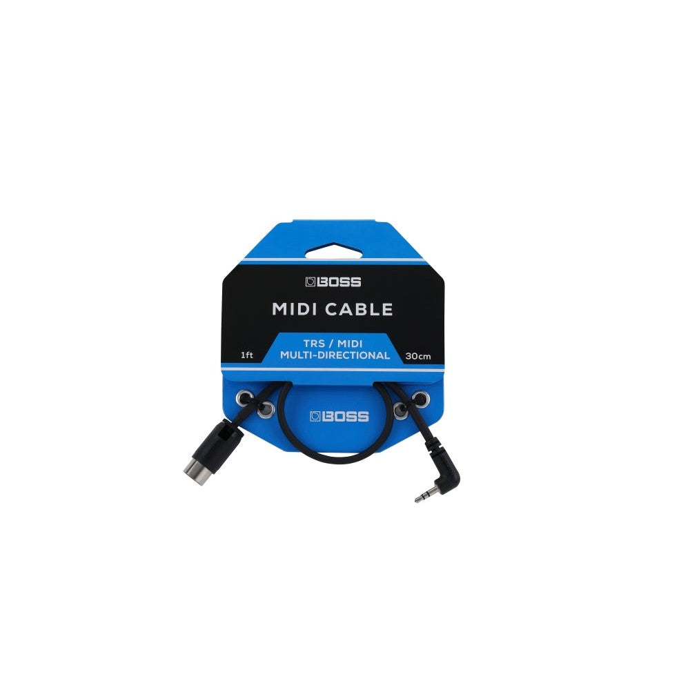 BOSS BCC-2-3535 Câble TRS MIDI 3,5 Mm 60 Cm - Connexion Premium Pédales Effets