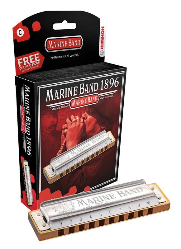 Hohner - Marine Band - Natural Minor G - 1896BX-NMG