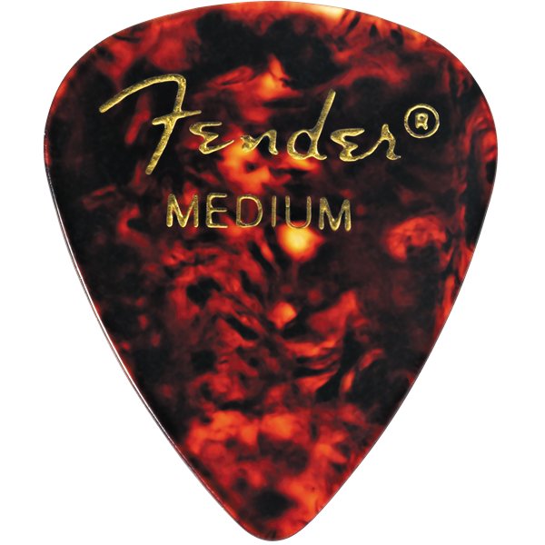 Fender - Classic Celluloid - Tortoise Shell - 351 Shape - Medium - 144 Count - 198-0351-300