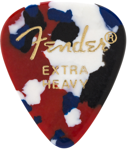 Fender - Classic Celluloid - Confetti - 351 Shape - Extra Heavy - 144 Count - 198-0351-650