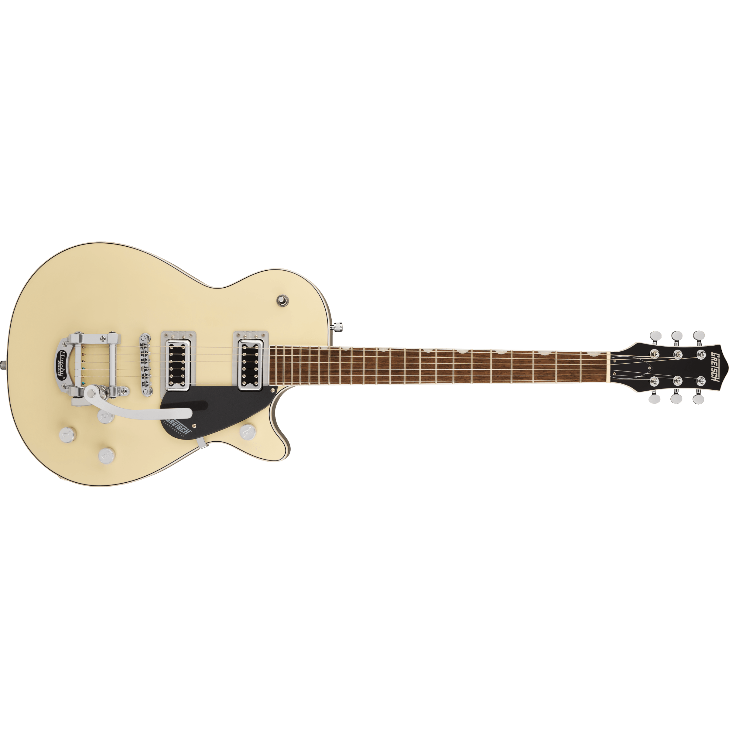 Gretsch - G5230T Electromatic® Jet™ FT Single-Cut with Bigsby®, Laurel Fingerboard, Two-Tone Vintage White/ London Grey - 250-7210-572