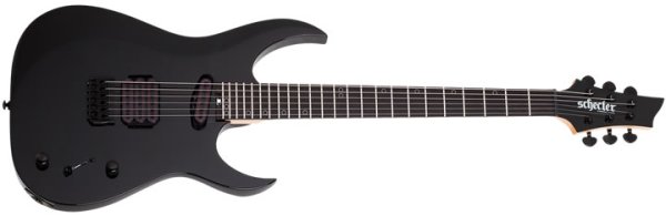 Schecter - Sunset-6 Triad Electric Guitar, Gloss Black - 2574-SHC