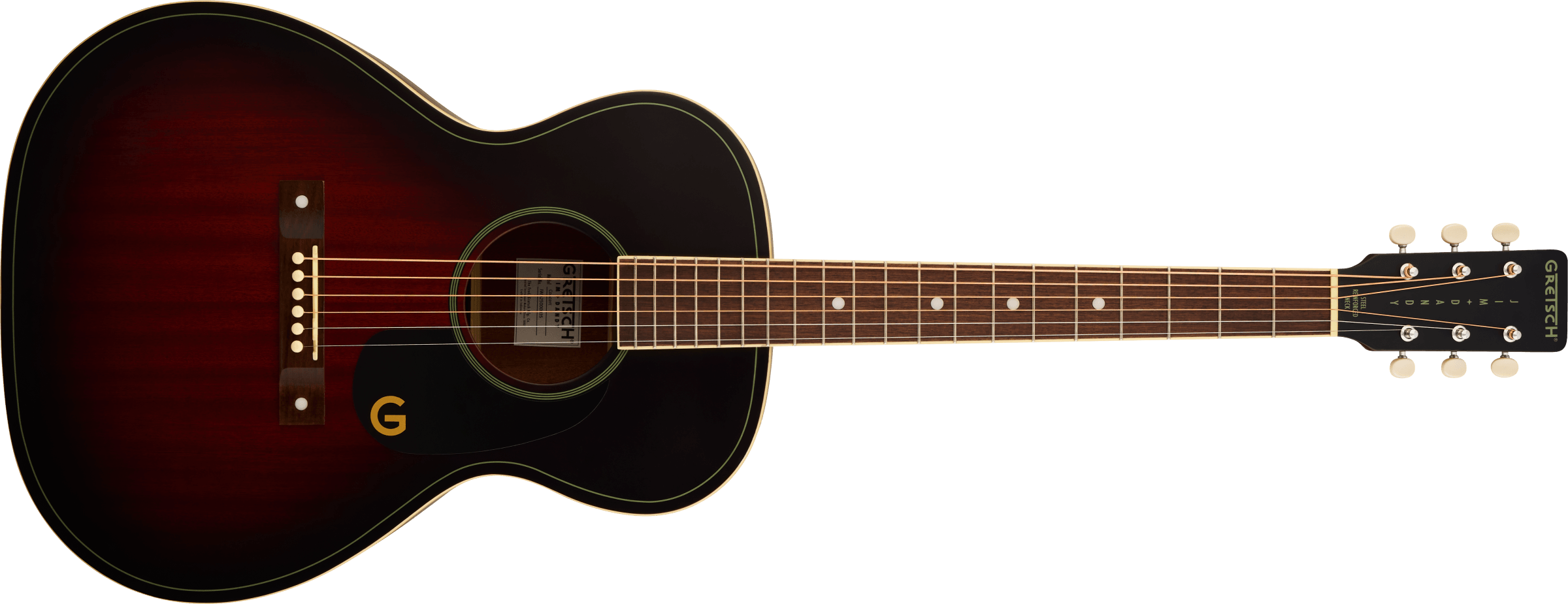 Gretsch - Jim Dandy™ Concert - Walnut Fingerboard - Black Pickguard - Deep Cherry Burst