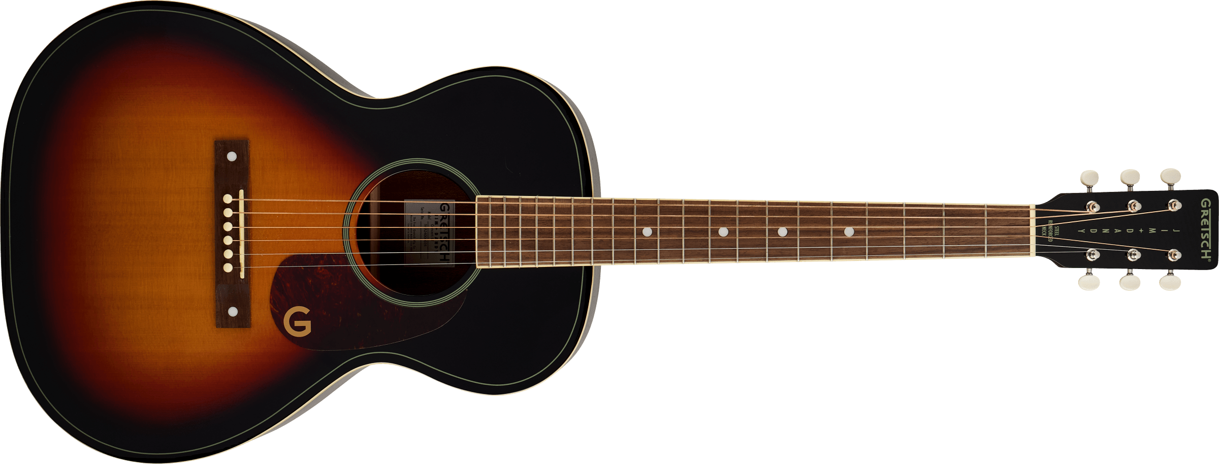 Gretsch - Jim Dandy™ Concert LTD, Solid Top, Walnut Fingerboard, Heritage Burst - 271-1102-036