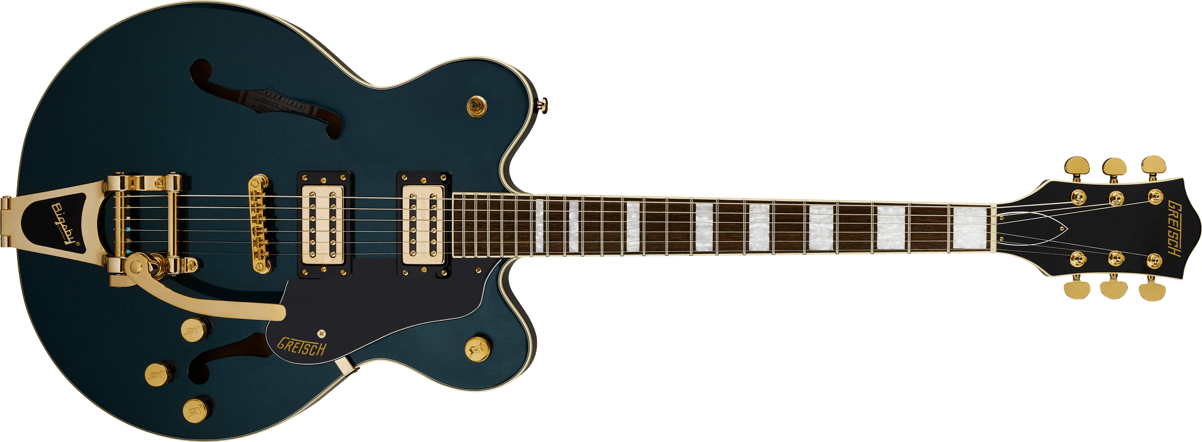 Gretsch - G2622TG Streamliner™ Center Block Double-Cut with Bigsby® LTD, Laurel Fingerboard, Broad’Tron™ BT-3S Pickups, Midnight Sapphire - 280-7261-533