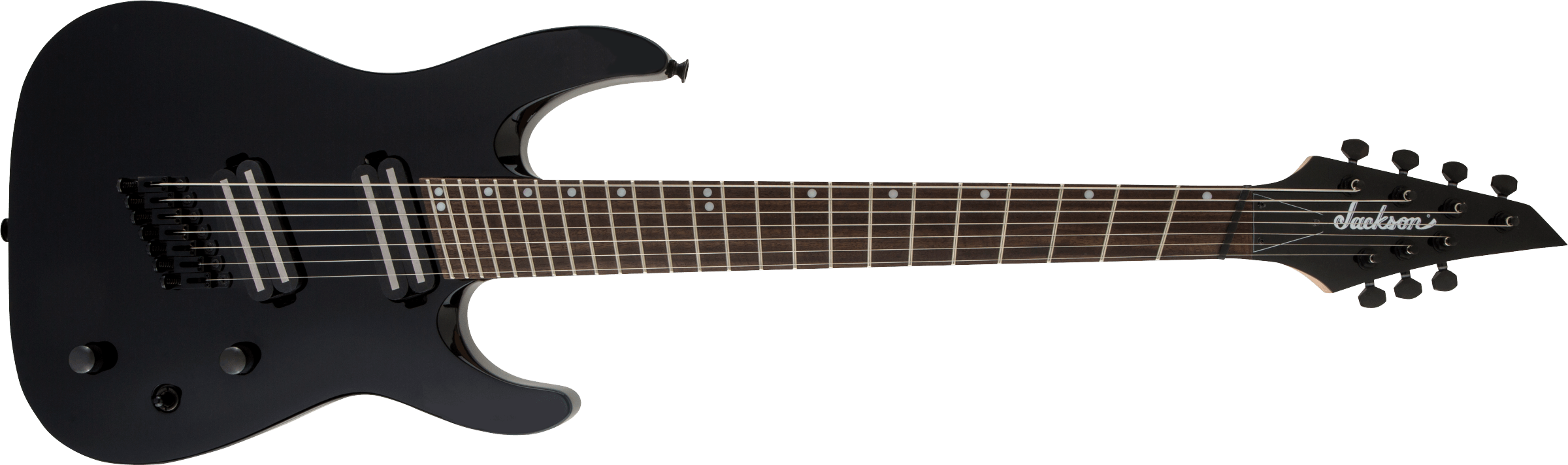 Jackson - X Series Dinky® Arch Top DKAF7 MS - Laurel Fingerboard - Multi-Scale - Gloss Black - 291-6173-503