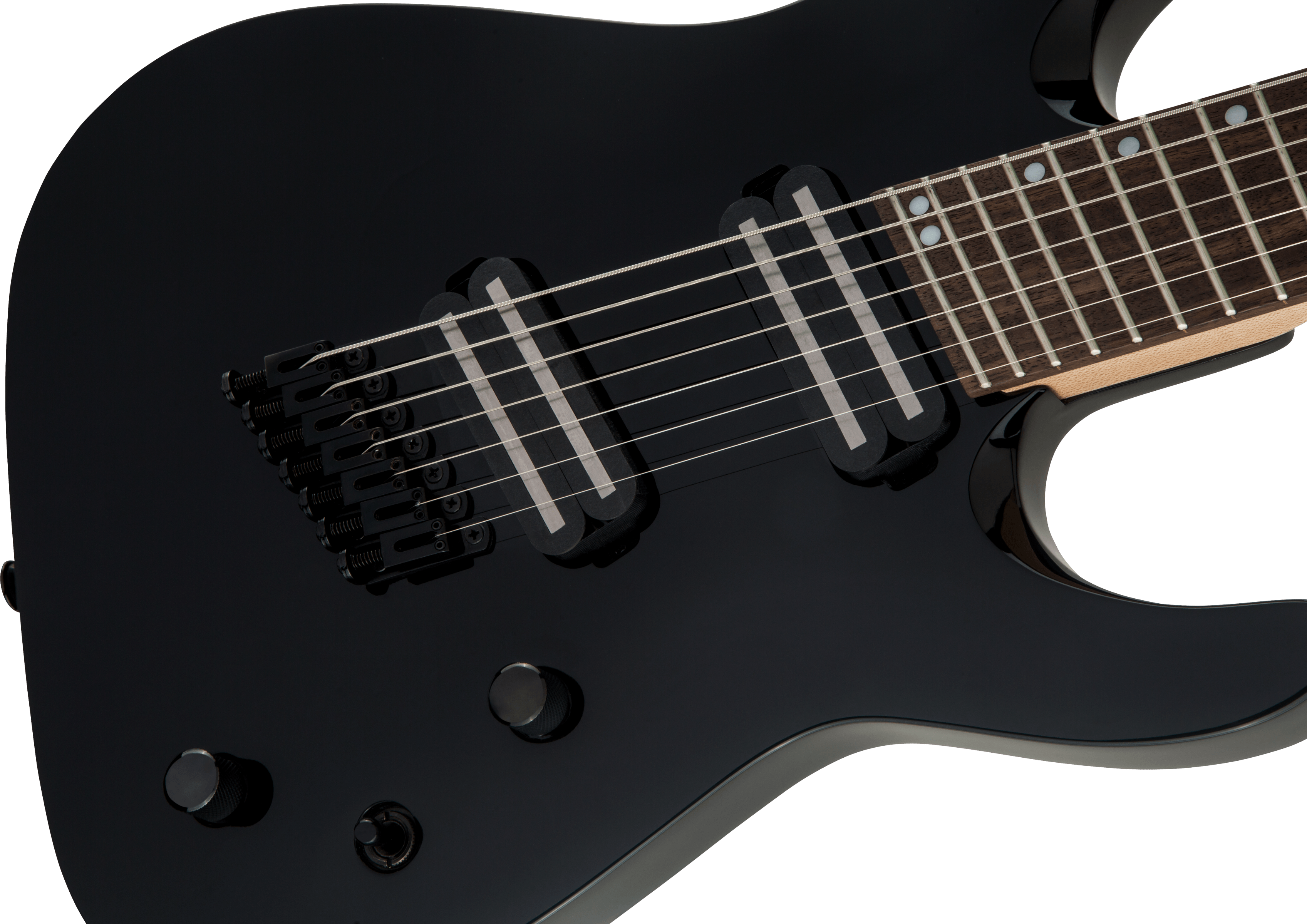 Jackson - X Series Dinky® Arch Top DKAF7 MS - Laurel Fingerboard - Multi-Scale - Gloss Black - 291-6173-503