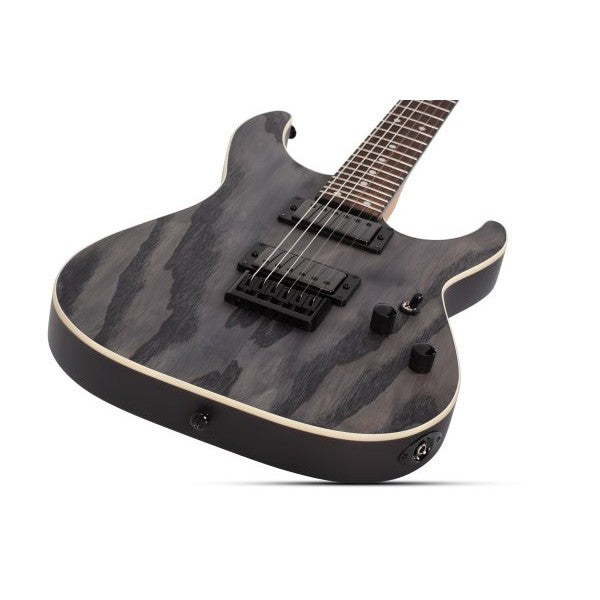 Schecter - C-1 Standard Electric Guitar, Black Fade Burst Burl - 3950-SHC
