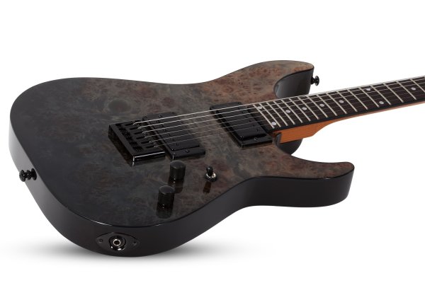 Schecter - C-1 Standard Electric Guitar, Charcoal Satin - 3951-SHC