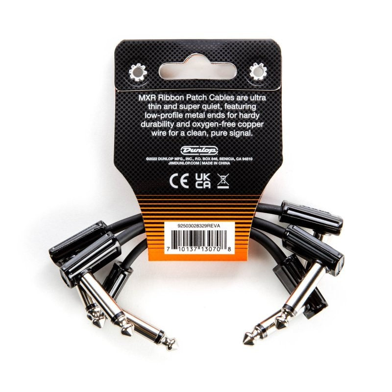 MXR - 3" Ribbon Patch Cable (3 Pack) - 3PDCPR03