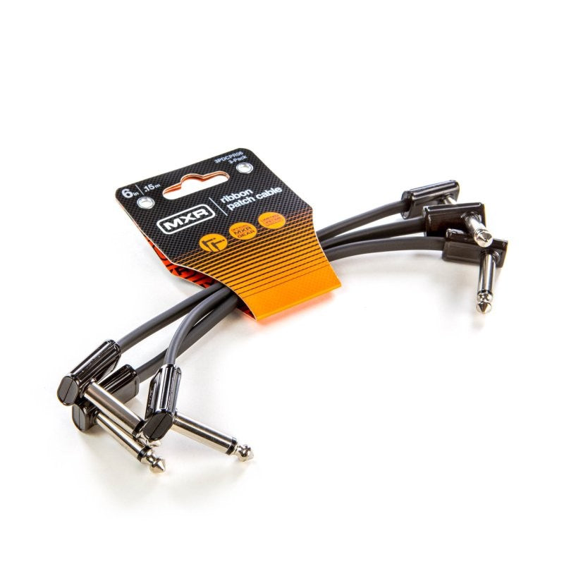 Dunlop - MXR 6" Ribbon Patch Cable (3 Pack) - 3PDCPR06