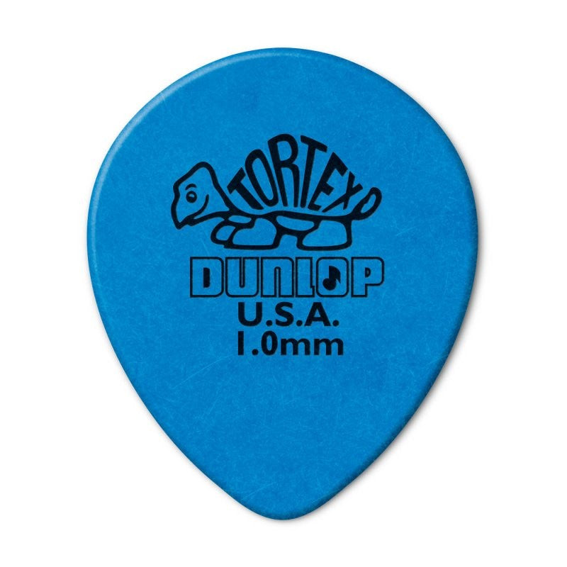 Tortex - Blue 1.0mm Tortex® Teardrop Guitar Pick (72/pack) - 413R-1.0