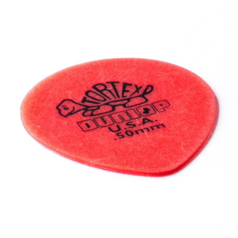 Dunlop - Red 0.50mm Tortex® Teardrop Guitar Pick (72/pack) - 413R-50