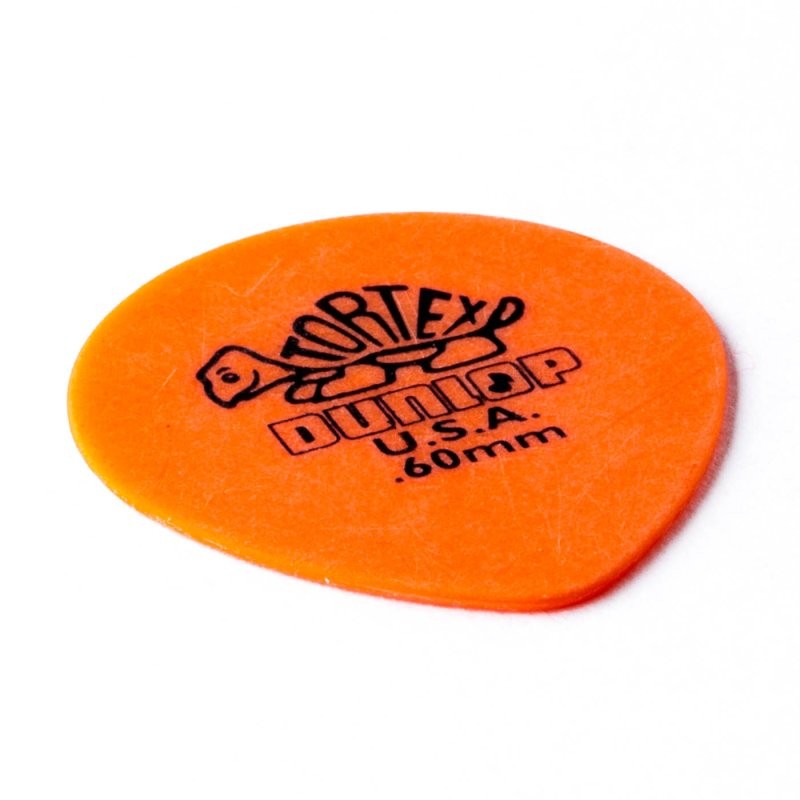 Dunlop - Orange 0.60mm Tortex® Teardrop Guitar Pick (72/pack) - 413R-60
