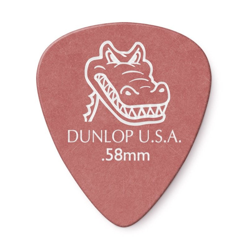 Dunlop - 0.58mm Gator Grip Guitar Pick (72/bag) - 417R-58